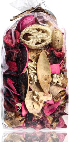 Pink Potpourri Bags, Decorative Potpourri Bowl Filler,Rose Scented Potpourri Dried Flowers,Home Fragrance Sachet of Petals,Vase Fillers,Bathroom Decor(18 oz) in Saudi Arabia