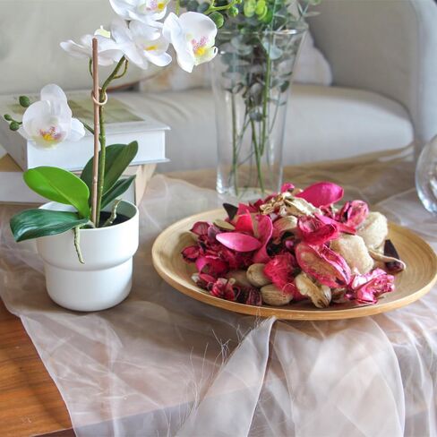 Pink Potpourri Bags, Decorative Potpourri Bowl Filler,Rose Scented Potpourri Dried Flowers,Home Fragrance Sachet of Petals,Vase Fillers,Bathroom Decor(18 oz) in Saudi Arabia