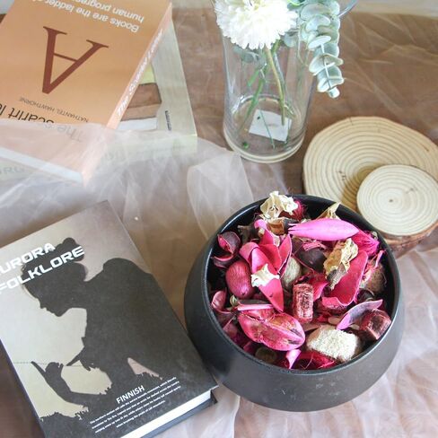 Pink Potpourri Bags, Decorative Potpourri Bowl Filler,Rose Scented Potpourri Dried Flowers,Home Fragrance Sachet of Petals,Vase Fillers,Bathroom Decor(18 oz) in Saudi Arabia