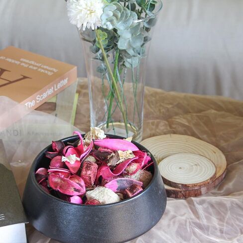 Pink Potpourri Bags, Decorative Potpourri Bowl Filler,Rose Scented Potpourri Dried Flowers,Home Fragrance Sachet of Petals,Vase Fillers,Bathroom Decor(18 oz) in Saudi Arabia