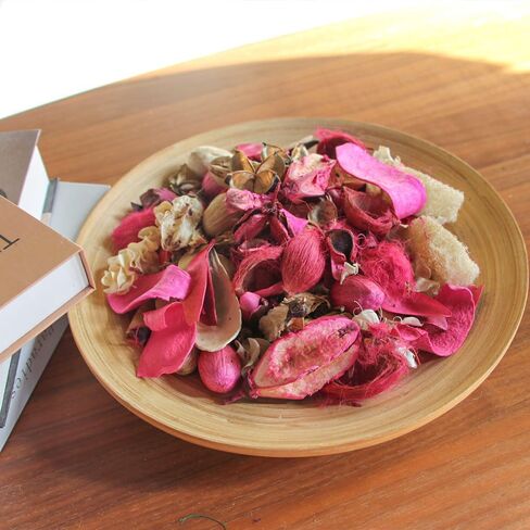 Pink Potpourri Bags, Decorative Potpourri Bowl Filler,Rose Scented Potpourri Dried Flowers,Home Fragrance Sachet of Petals,Vase Fillers,Bathroom Decor(18 oz) in Saudi Arabia