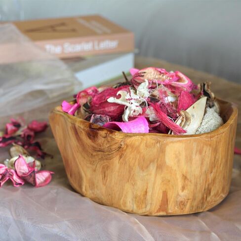 Pink Potpourri Bags, Decorative Potpourri Bowl Filler,Rose Scented Potpourri Dried Flowers,Home Fragrance Sachet of Petals,Vase Fillers,Bathroom Decor(18 oz) in Saudi Arabia