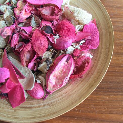 Pink Potpourri Bags, Decorative Potpourri Bowl Filler,Rose Scented Potpourri Dried Flowers,Home Fragrance Sachet of Petals,Vase Fillers,Bathroom Decor(18 oz) in Saudi Arabia
