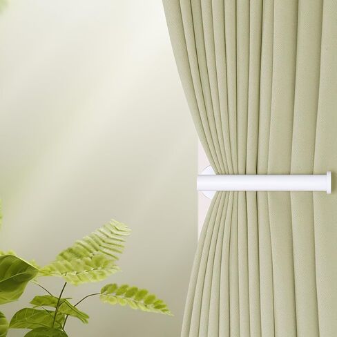 2 Pack Adhesive Curtain Holdbacks Curtain Tie Backs Curtain Holdbacks No Drill Curtain Pull Backs Adhesive Curtain Hooks Curtain Holders for Drapes (2, Black) in Saudi Arabia