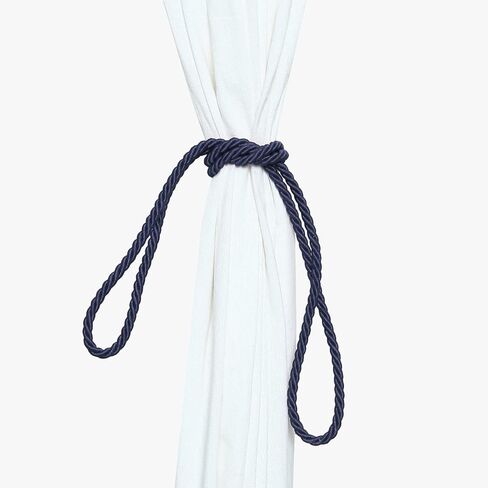 MALOINTEX 2 Pack Curtain Hand-Woven Tiebacks Crystal Holdbacks Home Decorative Tassels - Burgandy RED in Saudi Arabia