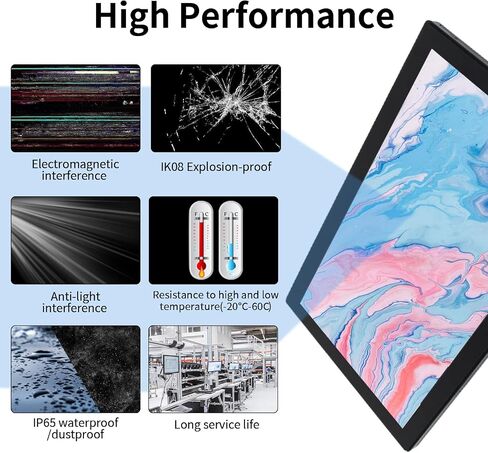 شاشة لمس سعوية صناعية 21.5 بوصة 10 نقاط، مقاومة للماء IP65 1920x1080 @ 60 هرتز TFT LCD IK08 شاشة لمس بتصميم إطار مفتوح مناسبة للأكشاك in Kuwait