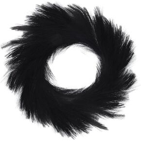 MECCANIXITY Pampas Grass Wreath Light Purple 26 Inch Faux Pampas Wreath for Front Door Artificial Pampas Wreath for Farmhouse Wall Decor