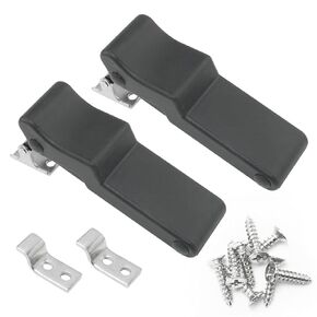 2PCS Flexible Rubber Draw Latch Rubber Latch Flexible Rubber Front Storage Rack Latch Rubber Latch Over Center Thermoplastic Elastomer Boat Latch for Door Handle Cooler Cargo Box