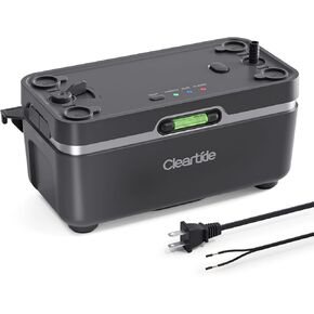 Condensate Pump, 1/30 HP, 135 GPH Automatic Condensate Removal Pump with Safety Switch, Condensation Pump for HVAC, 100-240V, 25dB Noise, 27ft Head Height, Tankless Design, Grey, 1 Pack