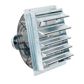 Fantech 2SHE1621 16" Wall Shutter Mount Exhaust Fan