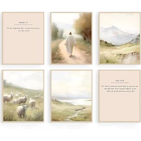 Vintage Wall Art Vintage Posters for Room Aesthetic,Farmhouse Wall Decor Rustic Botanical Wall Art,Moody Landscape Pictures Coastal Sketches Plant Dark Academia Decor for Living Room Bedroom Bathroomg Gallery Art Prints,Unframed,9pcs