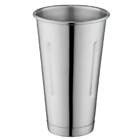 OCS Parts 4-Pack 7-Inch Stainless Steel Malt and Milkshake Mixing Cups | 30 Ounce Professional Milkshake Cups for Home and Commercial Use