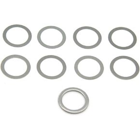 5/8 x 24 Barrel Shim Muzzle Brake Alignment Shims Kit .308 7.62 Indexing Stainless (9 Pieces)