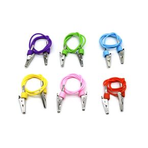 6 Pieces Dental Colorful Silicone Bib Holder Clips as Napkin or Face Mask Holder | Variety of Uses
