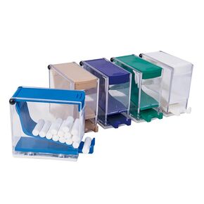 Dental Cotton Roll Dispenser Holder Organizer, Hygienic Cotton Roll Divider for Home and Professional Use (White)
