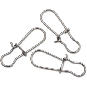 Luhr Jensen 100 lb Test Duo-Lock Snap / 12 Pack Stainless Steel