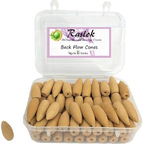 Raslok 100% Natural & Pure Incense Cones | Home Made | Home Dipped Best Scents Cones (Palo Santo, Pack of 40)
