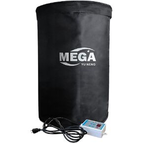 Drum Heater,Industrial Grade/Weather Resistant Drum Heating Blanket,55 Gallon Drum Heater Fixed Thermostat 150℉,Insulated Band Heater Pail Heater Barrel Heater