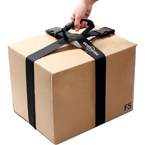 Carrying Strap with Handle, Handheld Belt for Safely Moving and Lifting Heavy Boxes, Adjustable Belt, H-Shaped Style Carry Straps, Suitable for Cylinder, Camping Mat(61 inch)
