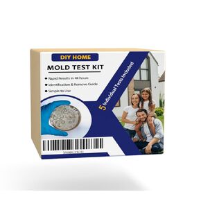 Mold Testing Kit with 5 Individual Tests - DIY Mold Test Kit for Home - includes Detailed Mold Identification Guide - Fast and Reliable Mold Detector for Home