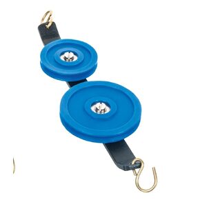 Eisco Labs Plastic Pulley, Low Friction, Double in Tandem, 38 and 50mm dia.