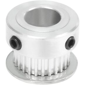 uxcell Aluminum 25 Teeth 10mm Bore 2.032mm Pitch Timing Belt Pulley for 6mm Belt