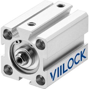 Pneumatic Air Cylinder 40mm Bore 25mm Stroke, Thin Air Cylinder Double Action Hydraulic Cylinders SDA 40 X 25