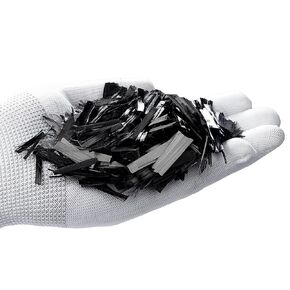 Chopped Carbon Fiber 1 Inch Forged Carbon Fiber Flakes Kit High Strength Forging Chopped Chips 1lb