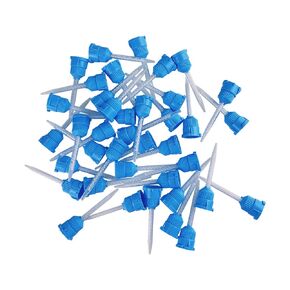 100PCS 1:1 Mixing Tips Dental Impression Material Disposable Silicone Rubber Nozzles Gun Conveying Mixing Tube (Short)
