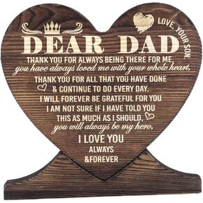Father's Day Dad Gifts from Daughter/Son Wood Sign, Takes Someone Special to Be A Dad, Dad Gift for Birthday, Christmas, Gift Wood Heart, Sentimental Dad Gifts, Dad Plaque, Meaningful Gifts for Dad