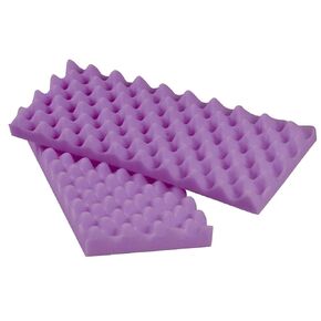 Medline NON081343 Convoluted Foam Armboard Pads, Purple, 2" x 8" x 20" Size, Pack of 12