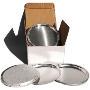 Aluminum Sample Pan only suitable for RUISHAN PT Series Moisture Analyzer, Size 100mm(3.94 inch), Pack of 50.