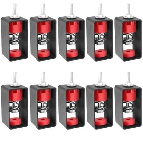 10 Pack Spring Vibration Isolator, Vibration Damping Mounts Hanger with Removable Frame, Ceiling Vibration Damping Mounts for Bedroom Theatre Studio Office, 110 Lb Capacity