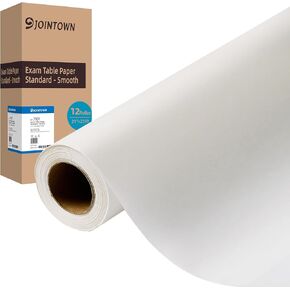 Exam Table Paper - Premium Smooth 18" X 225ft, 12 Rolls Strength Medical Exam Paper, Barrier Protection, Ideal For Doctor's Offices, Medical Facilities, Patternmaking, Tracing and More in Kuwait