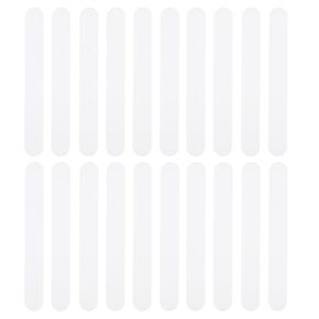 25pcs Depressors Stir Sticks Reusable Applicator Sticks Stirring Stick Tool for Laboratory White Plastic Scraper