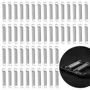 50PCS Extension Spring - Stainless Steel Extension Springs with Hook Ends - 1/4" x 1-1/2" - Ideal for Various Applications - Durable and Reliable Small Springs