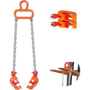 رافع طبل سلسلة محدث 2200 رطل 1 طن مع مقبض برغي تثبيت طبل رافع G80 سلسلة رفع مجلفنة خطاف ذاتي القفل للتعامل مع طبل بلاستيكي ومعدني سعة 55 جالون بواسطة رافعة شوكية أو رافعات in Kuwait