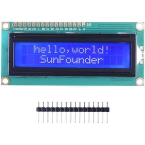 SunFounder IIC/I2C/TWI LCD1602 Display Module Compatible with Arduino and Raspberry Pi