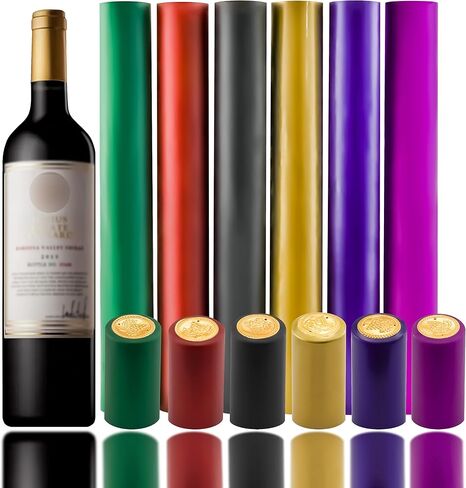 MotBach 240 Pcs Heat Shrink Caps, Wine Shrink Wrap Wine Bottle Shrink Caps Wine Bottle Tops for Wine Cellars And Home Use in Saudi Arabia