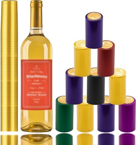 MotBach 240 Pcs Heat Shrink Caps, Wine Shrink Wrap Wine Bottle Shrink Caps Wine Bottle Tops for Wine Cellars And Home Use in Saudi Arabia