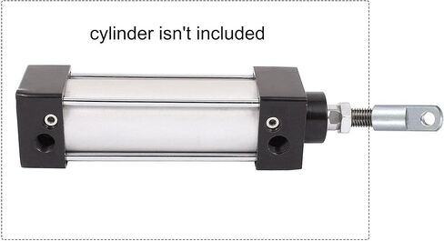 uxcell Air Cylinder Rod Clevis End M8x1.25 Female Thread 42mm Length I Type Connector 2pcs in Saudi Arabia