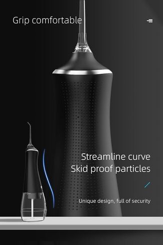 water flosser,Cordless Portable Flosser Rechargeable,IPX7 Waterproof 300ml Water Tank Electric Waterflosser Flossing Machine, Water Dental Flosser Teeth Pick 5 Nozzle Types in Saudi Arabia
