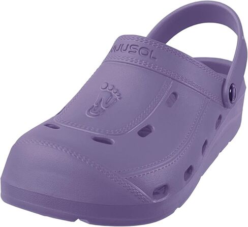 NUUSOL للجنسين McCall Clog؛ أحذية مضادة للانزلاق للمشي لمسافات طويلة/التهاب اللفافة الأخمصية؛ وسادة ناعمة، خفيفة الوزن ومريحة؛ دعم قوس القدم ووسادة قدم مزخرفة in Kuwait