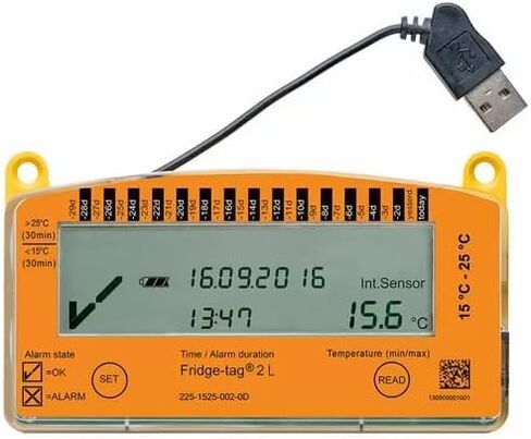 مسجل بيانات مراقبة اللقاحات Berlinger BKUP (إصدار احتياطي)، متوافق مع VFC مع شهادة لمدة عامين in Kuwait