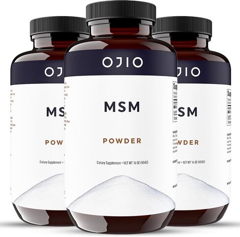 Pure MSM OptiMSM Powder is Kosher | Vegan | Gluten Free | Non-GMO | No Pesticides or Herbicides -16 Ounce, 1 Pack in Saudi Arabia