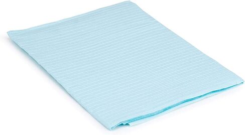 Crosstex Polyback Patient Towel, Extra-Heavy Tissue, 19" x 13" Size, Blue (Pack of 500) in Kuwait