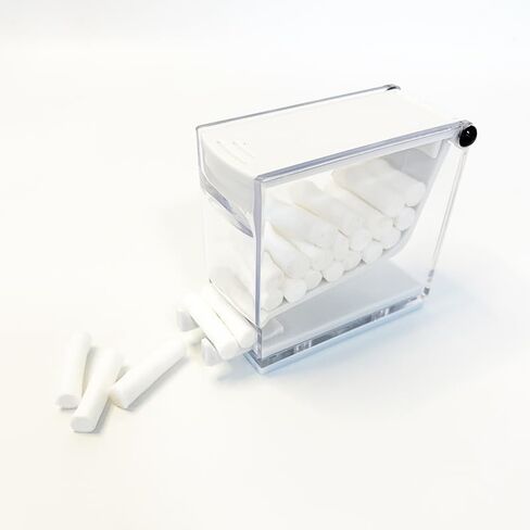 Dental Cotton Roll Dispenser Holder Organizer, Hygienic Cotton Roll Divider for Home and Professional Use (White) in Kuwait
