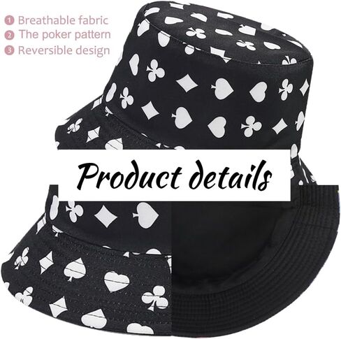 Reversible Bucket Hat for Women Summer Travel Fisherman Cap, Girls Cute Double Side Wear Bucket Cap in Kuwait