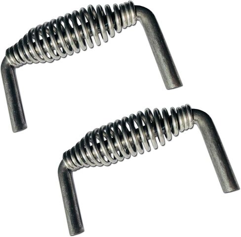 LavaLock Island Outdoor، LLC مقبض زنبركي مقاوم للصدأ مقاس 5-3/8 بوصة مع قضيب فولاذي 1/2 بوصة (عرض 6 بوصة، طول 3.5 بوصة) - لحام (2) in Kuwait