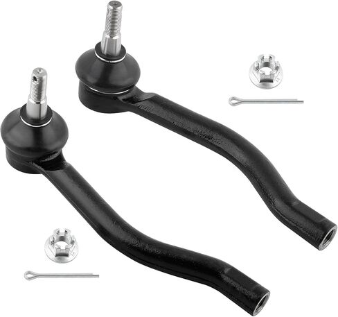 2 قطعة مجموعة تعليق وصلات نهاية قضيب الربط الخارجي الأمامي مناسبة لنيسان ألتيما 2007-2011، لنيسان مورانو 2009-2010 و2013-2014 جميع الموديلات/2011-2012 AWD فقط استبدال # ES800511 ES800512 in Kuwait